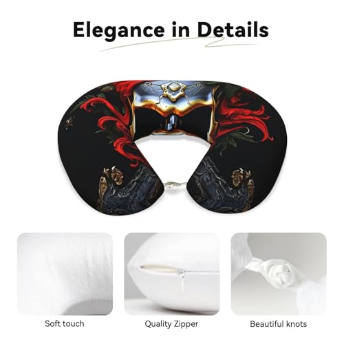 Almohada de viaje espuma viscoelástica tamaño único miniatura 4