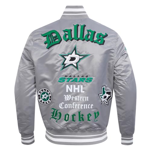 Image of Pro Standard Mens NHL Old English Satin Jacket