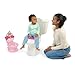 Bright Starts Disney Junior Princess My Size Potty Training Toilet, Toddler Potty Chair with Flushing & Cheering Sounds, Removable Seat with Splash Guard & Handles, Ages 18+ Months, Up to 50 lbs