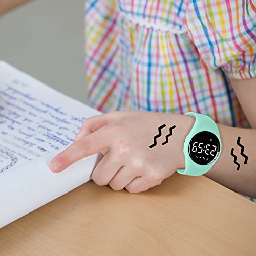 Image of Kids Watches for Girls Boys Digital Sport Watch with Step Counter Pedometer Vibration Alarm Clock, No App Waterproof Fitness Tracker Kids Watch Boys Girls Teens Students Ages 5-16