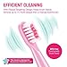 Vekkia Sonic Kids Electric Toothbrush Replacement Heads - 7X More Plaque Removal, End-Rounded 3D Curved Soft Bristles, Comfortable & Efficient Clean Teeth, Perfect for Kid Small Mouth, Pink (4 Pack)