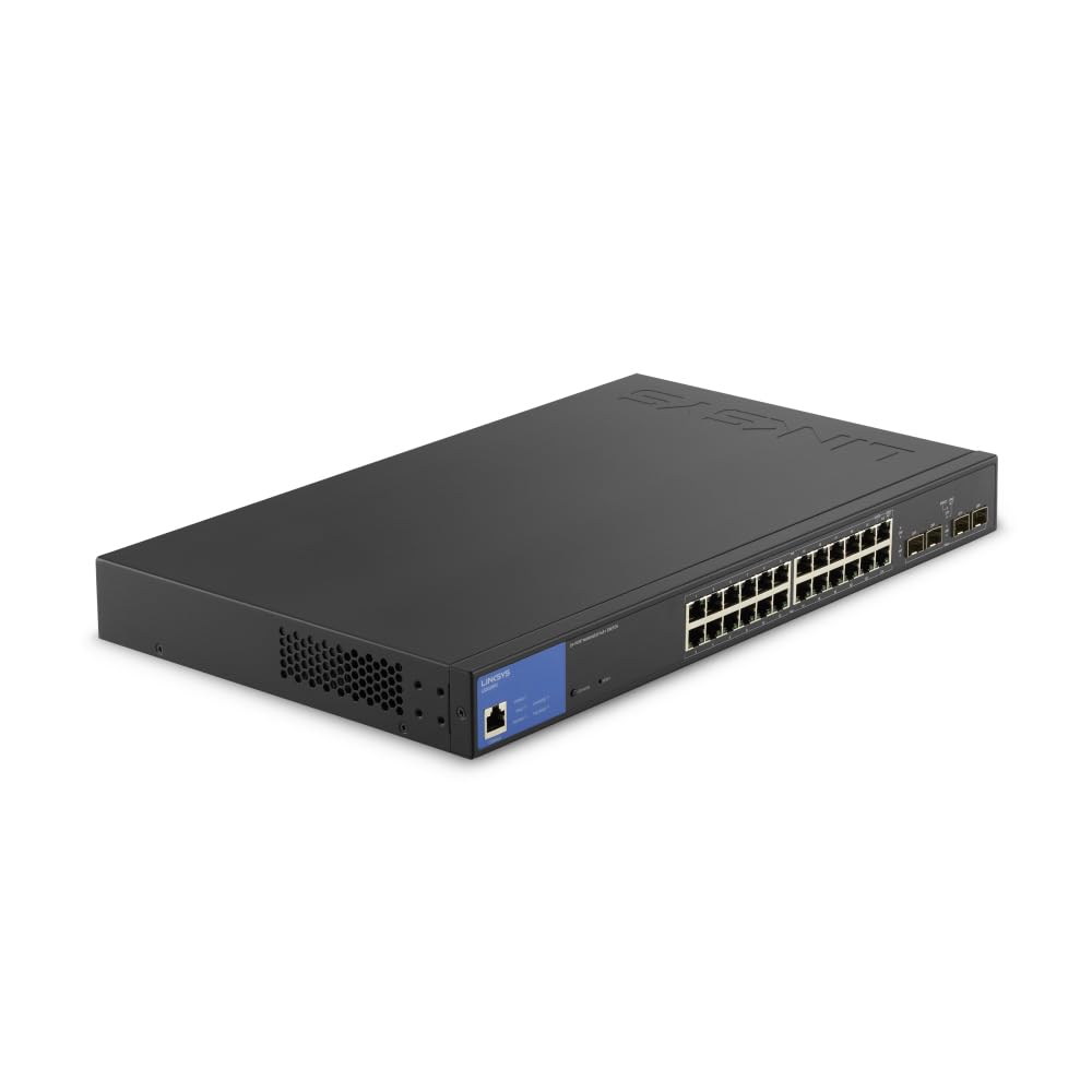 Linksys Commutateur GIGABIT Géré 24 Ports 4 10G
