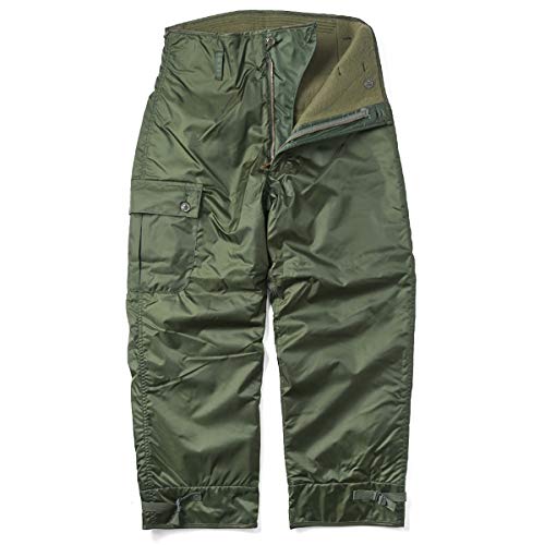 実物 米軍 U.S.NAVY EXTREME COLD WEATHER IMPERMEABLE デッキパンツ(M OD) 実物 ミリタリー 軍放出品 ミリタリーパンツ メンズ