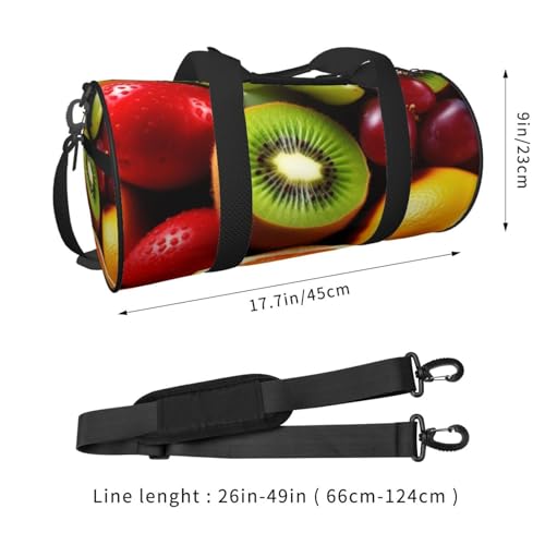 Fresh fruit printed Travel Bag Casual luggage bag4