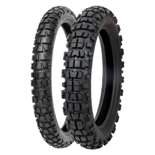 Tusk Waypoint Adventure Motorcycle Tire Set – 90/90-21 (54R) Front & 120/90-18 (65R) Rear – Tube Type Dual Sport Tires – DOT Compliant On/Off-Road Tread