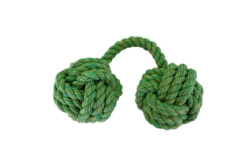 "Nuts for Knots" King-Size Rope Dumbbell Tugger Toy for Dogs