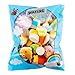 WATINC Random 70Pcs Squeeze Toys, Birthday Gifts for Kids Party Favors, Slow Rising Simulation Bread Squeeze Stress Relief Toys Goodie Bags Egg Filler, Keychain Phone Straps, 1 Jumbo Squeeze Include
