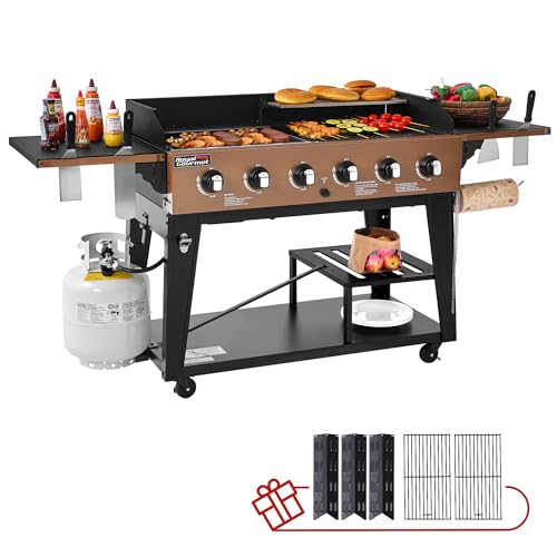GD601Y 6-Burner Grill & Griddle Combo