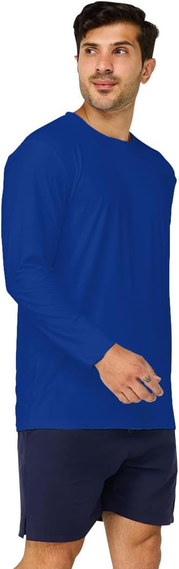 Fishing Shirts for Men Long Sleeve Mens UPF 50+ Sun Protection Outdoor T Shirts - Image 5