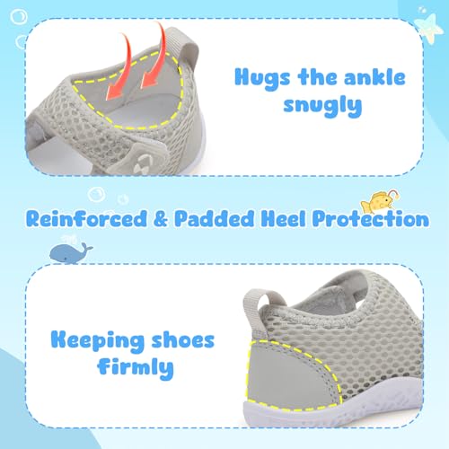 Image of Centipede Demon Toddler Water Shoes Boys Girls Swim Aqua Socks Barefoot Kids Water Sandals Quick Dry Breathable Lightweight for Beach Pool Waterpark