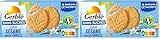Gerblé Biscuits Sésame Vanille Sans Sucres, Sans huile de palme, 12 biscuits, 132 g, 198917 (Lot de 2)