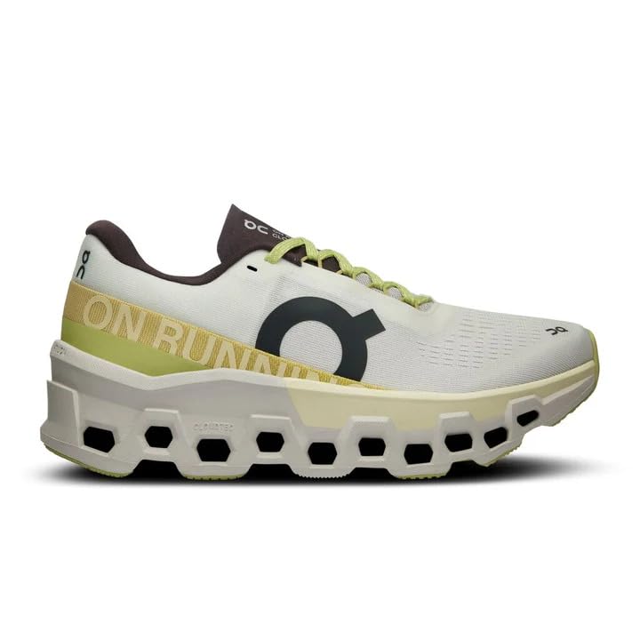 On Women's Cloudmonster 2 Running Shoes, Undyed/Zest, 9.5 US