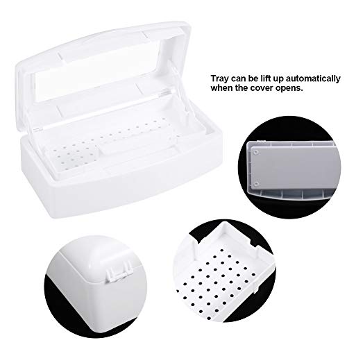 UV-Desinfektion Box - UV-Sterilisator-Kasten, Plastik Nagel-Werkzeuge Desinfektion Container Sterilisation Box Maniküre Werkzeuge for Salon – Bild 4