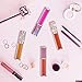 AMORIX 20 Pack Diamond Lip Gloss Tubes with Wand 5ml Empty Rhinestone Cute Lipgloss Bottles/Containers Crystal Lip Gloss Supplies Kit + 2pcs Syringes + Labels for DIY Lip Gloss Base