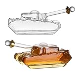 Whisky-Dekanter,5l Whisky-Dekanter-Karaffe, 2-in-1-Glasspender, Weinfass mit Zapfhahn und Ständer, Party-Getränkespender-Geschenkset for Scotch Bourbon Wodka Rum Likör(0.5L-C)