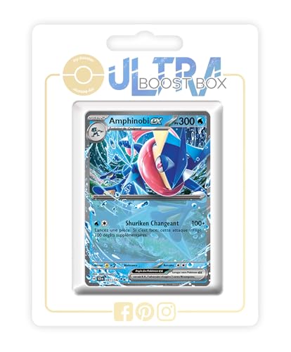 Amphinobi ex 041/142 - Myboost X Écarlate et Violet 7 Couronne Stellaire - Coffret de 10 Cartes Pokémon Françaises