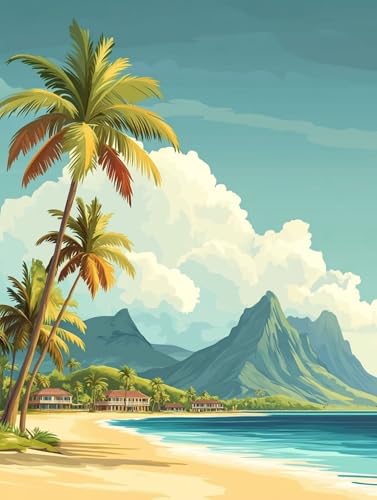 G i yCgoCio[ r[` io[yCg, DIY G fW^G Lbg SҌ ȒP Paint by Numbers uVƃANG̋ h DIYG ItBX CeA rO, ւ̃Mtg 40