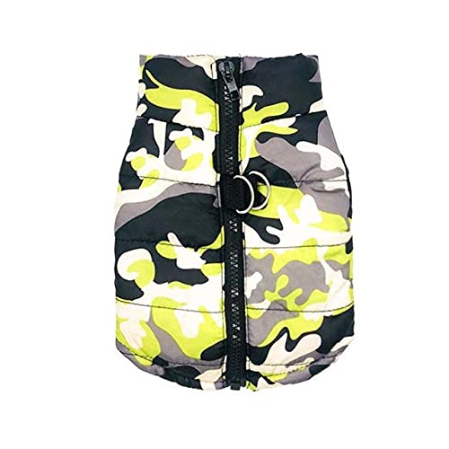Manteau imperméable pour petits chiens vêtement chaud camouflage