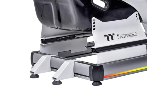 Thermaltake GR500 Racing Simulator Cockpit | Racing Rig | SimRig | Realistic Racing Seat | Snow