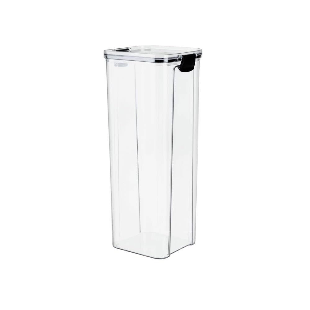 Kit 2 Pote Hermético Tampa Acrílico Porta Mantimento Arroz 2,2 L com Trava Lateral |