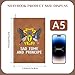 Coat of Arms of Sao Tome and Principe Emblem Leather Journal for Men Women 100 Pages A5 Ruled Notebook Lined Notepad for Drawing Writing Note Taking Travel Diary for Work School Teachers Students
