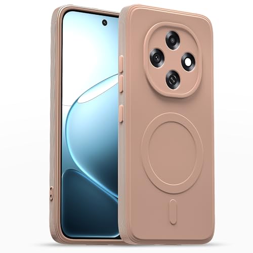 Image of Pikkme Back Cover for Oppo F31 Pro 5G Soft Matte Silicone Mag-Safe Design (Mag-Safe Not Support) Camera Protection | Slim Fit Bumper Cover (Face)