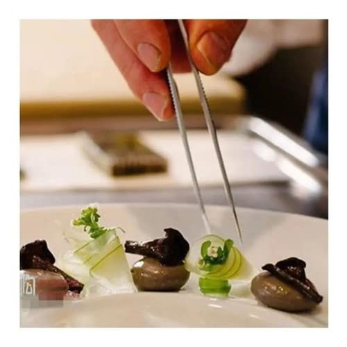 Pinça Culinária Profissional Com Serrilha Reta 20cm Aço Inox 5719 Weck