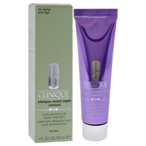 Clinique Smart Night Clinical MD Multi-Dimensional Repair Treatment Retinol, Cranberry, 30 ml (Pack of 1) - Image 3