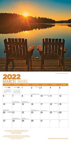 Cottage Living 2022 12 x 12 Inch Monthly Square Wall Calendar by Wyman Publishing, Outdoor Nature Rural - Thumbnail 3