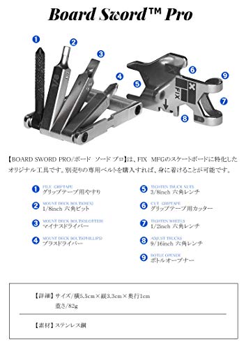 Fix Manufacturing Board Sword Pro, Wheelie Wrench, Powder Pliers