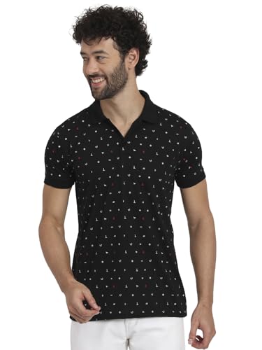 Image of Men Cotton Half Sleeves Regular FIT Polo T-Shirt