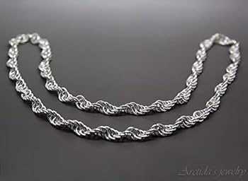 Amazon.com: Men chain necklace Men necklace silver DNA