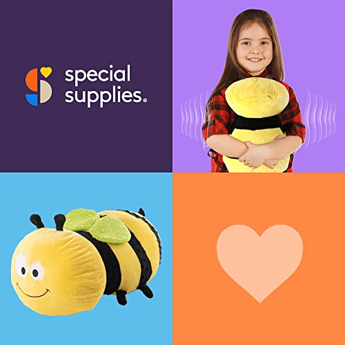 Special Supplies Bumble Bee Sensory Vibrating Pillow, Pressure Activated For Kids And Adults, Plush Minky Soft With Textured Therapy Stimulation Bumps #TOP7