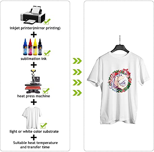 Image of A-SUB Sublimation Paper 4x9.5 Inch, 125gsm | 100 Sheets, Compatible with Inkjet Printer with Sublimation Ink, for DIY Gifts, Shirts, Craft Blanks