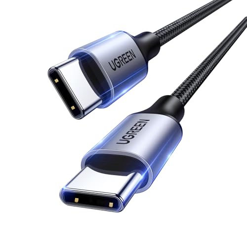 UGREEN USB C Cable 3M Braided 100W Power Delivery PD Super Fast Charge Cable USB C to Type-C for iPhone 15/16/17 pro max iPad mini 7 MacBook Pro iPad Samsung S25 Ultra/S24/23/ Huawei P70