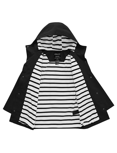 Image of Wantdo Boys & Girls Waterproof Rain Jacket Lightweight Rain Coat Hooded Windbreaker