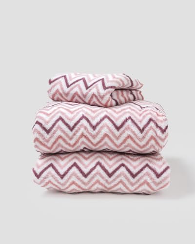 TRAMAS+ Juego de Sábanas de Cuna 50x80cm, de Coralina, Ropa de Cuna para el Invierno, Suaves y Cálidas, Incluye Bajera, Encimera y Funda de Almohada - Kit Rosa Bebe