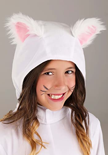 Disfraz completo de gato blanco para niños miniatura 3