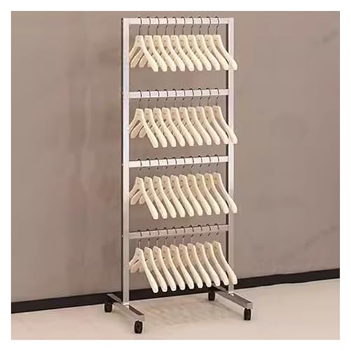 Support de rangement pour cintres en métal pour buanderie ordonnée