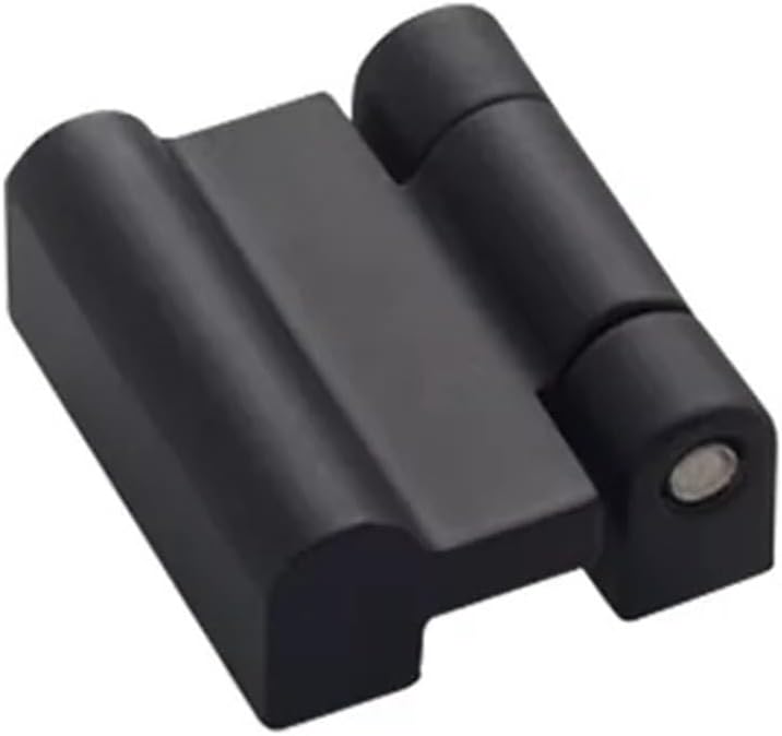 Zinc Alloy Hinges Industrial Machinery Instrument Sheet Metal Box and Cabinet Door 1Pcs(Black)