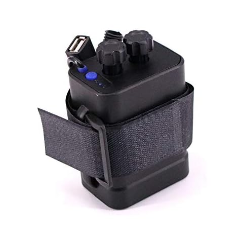 WINWEY Battery Storage Case Box 6x18650 Holder Waterproof For Bike LED Light BT UK New Black Red Blue (Black) Cover