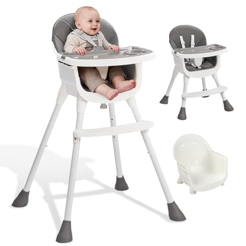 Ktaxon 3-in-1 Baby High Chair, Portable Adjustable...