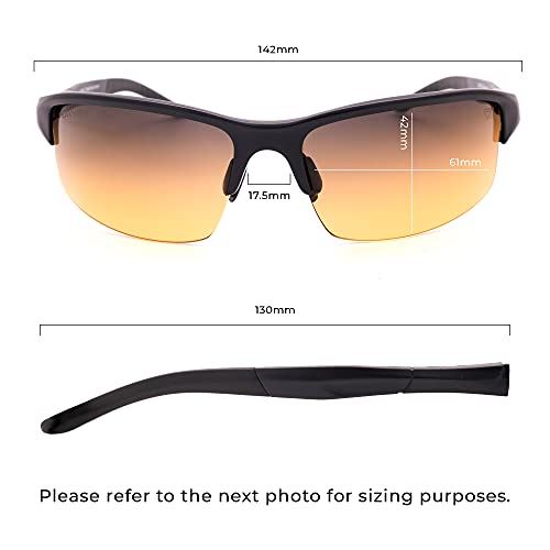 Non-Polarized Golf Sunglasses GX6 for Men & Women - Dual-Zone Lens Technology3