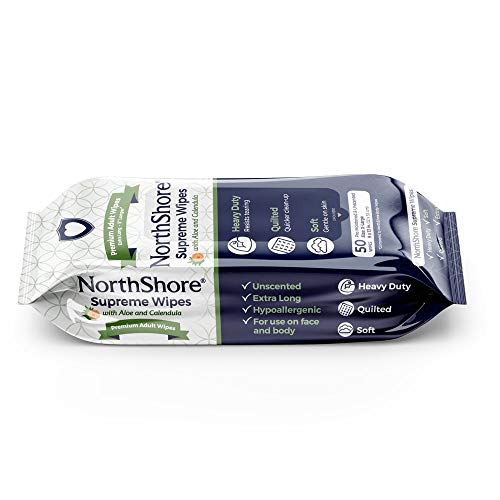 NorthShore Supreme Heavy-Duty Quilted Wipes, X-Large, 9 x 13 in., 50 ct, 3-Pack - //coolthings.us