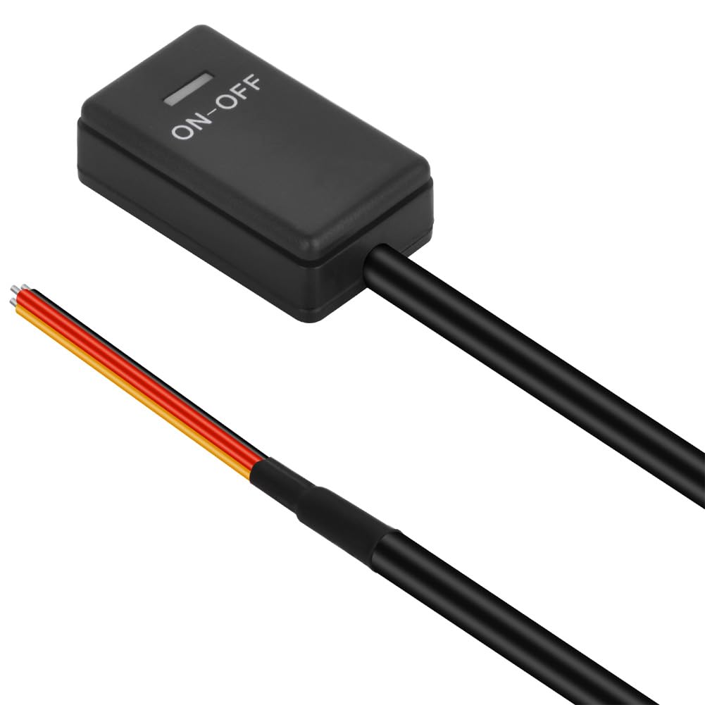DC12V 1A EIN/AUS DIY Paste Schalter Power Switch Kein Bohrkn
