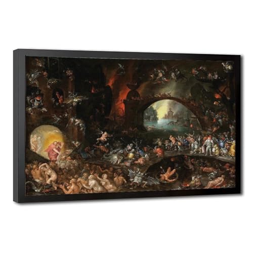 Toile Christ in Limbo Jan Brueghel, cadre suspendu haute définition pour salon raffiné