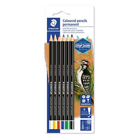 Staedtler Lumocolor 10820BK6-C Waterproof Colouring Pencils Cover