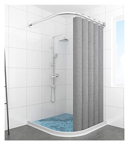 Tringle à rideau extensible inox avec rail et barrière d'eau
