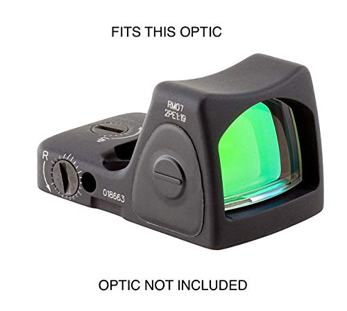 Scopecoat Holographic And Electronic Scope Cover Fits - Trijicon Rmr, Leuopold Delta Point, Eotech Mrds. Burris Fast Fire, Vortex Razor/Venom/Viper, Black, 2Mm #TOP5