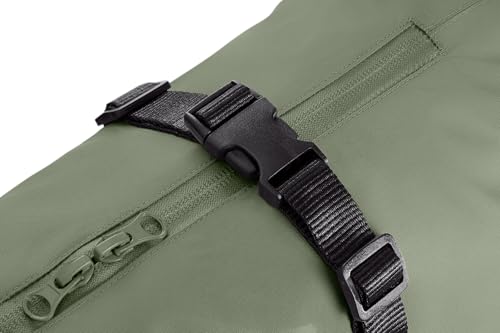 Hunter Hundemantel Uppsala, Farbe: Khaki, 2in1 Design mit herausknüpfbarem Innenfutter, wasserabweisend, reflektierende Paspeln, geschlossene Bauchseite, optimaler Sitz, Größe: 30